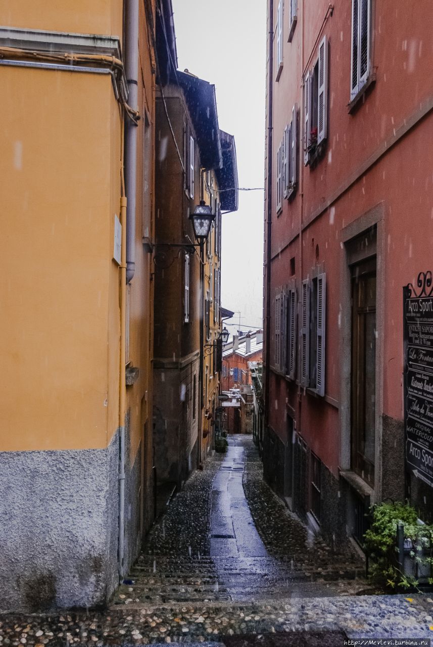 Неожиданная Италия... Заснеженный Белладжо. Белладжо, Италия