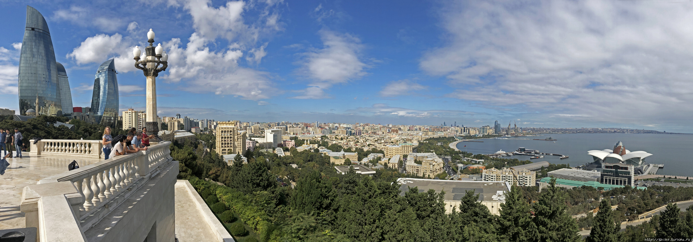 Панорама Баку Баку, Азербайджан