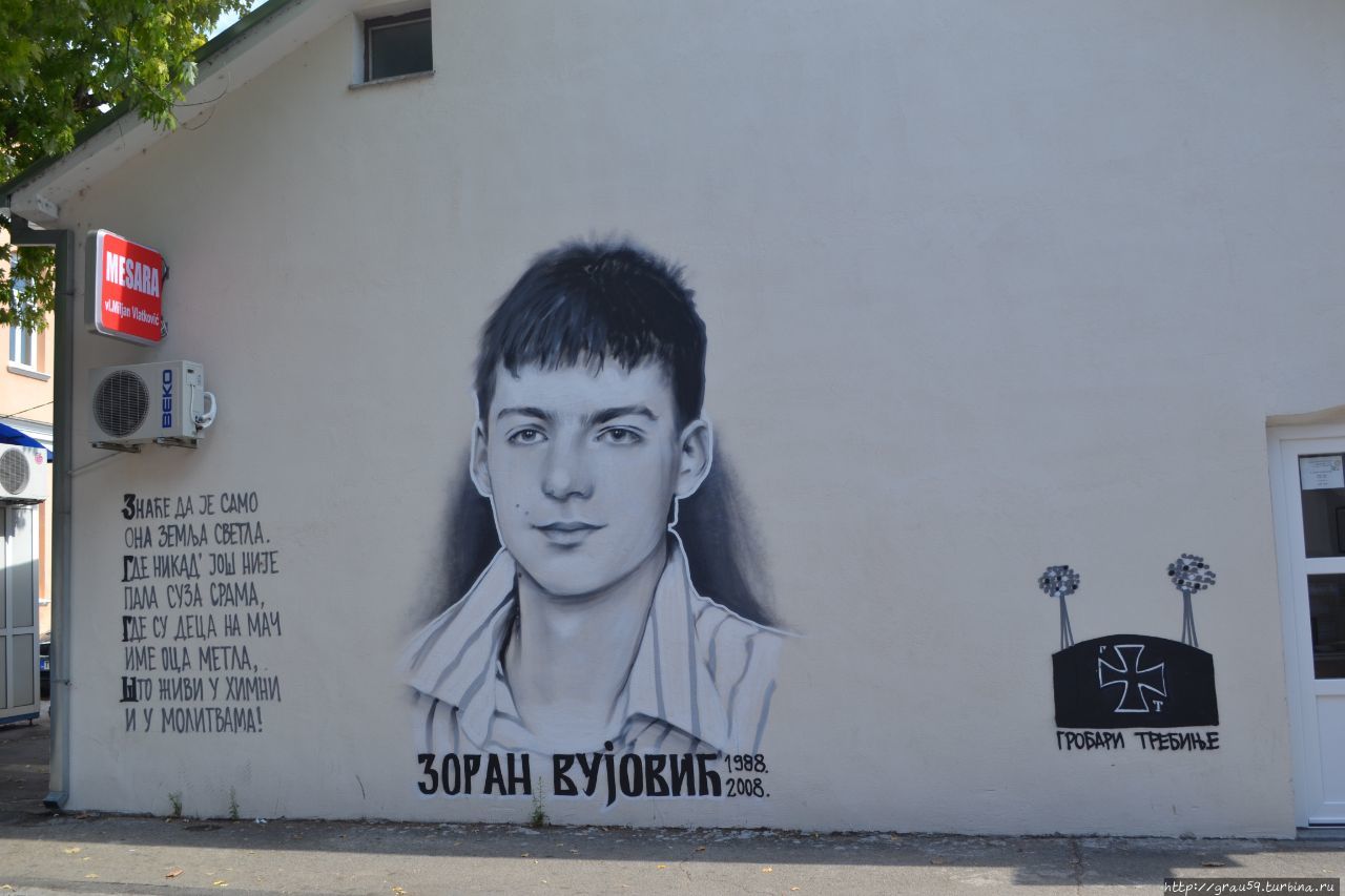 Граффити Зоран Вуйович Требинье, Босния и Герцеговина