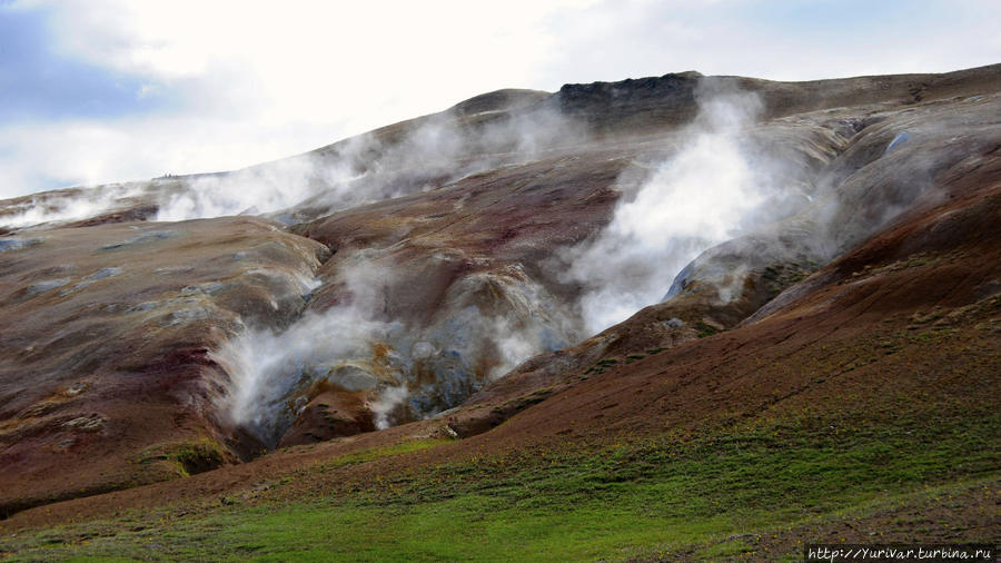 Вулканическая зона Крафла в северной Исландии