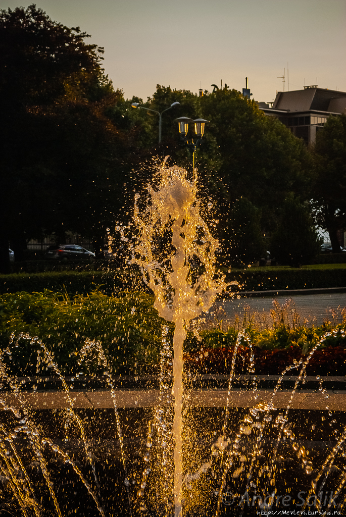 В закатном солнце Рига, Латвия