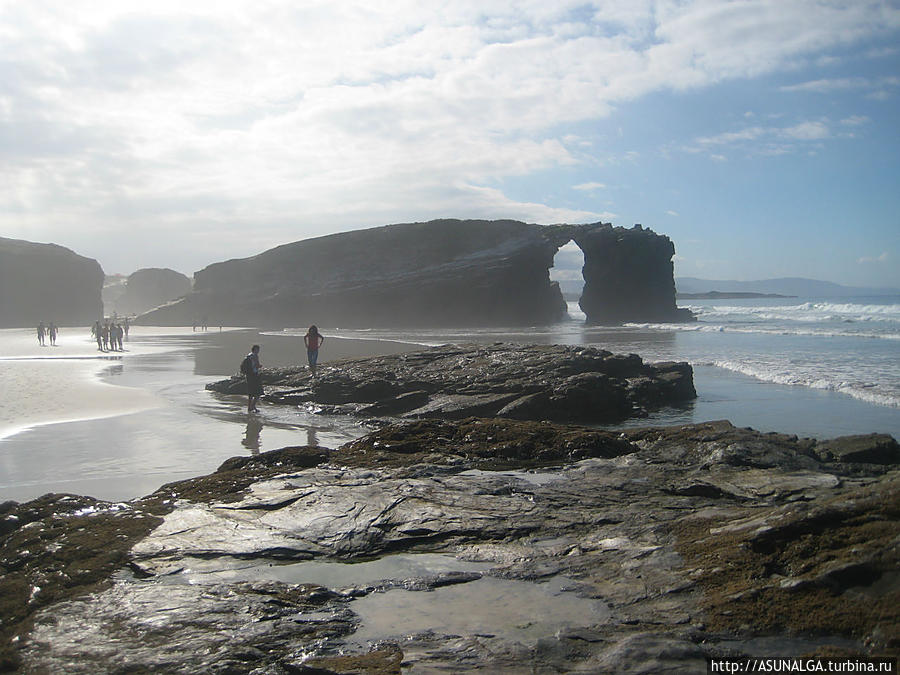 Пляж Лас-Катедралес, Коста-де-Луго. Playa de Las Catedrales Рибадео, Испания