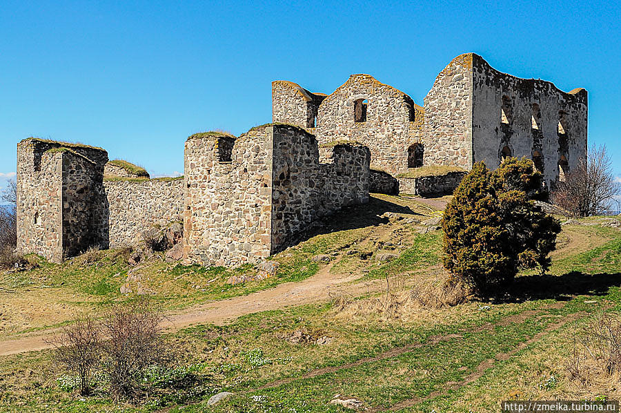 Руины замка Брахехюс Гренна, Швеция