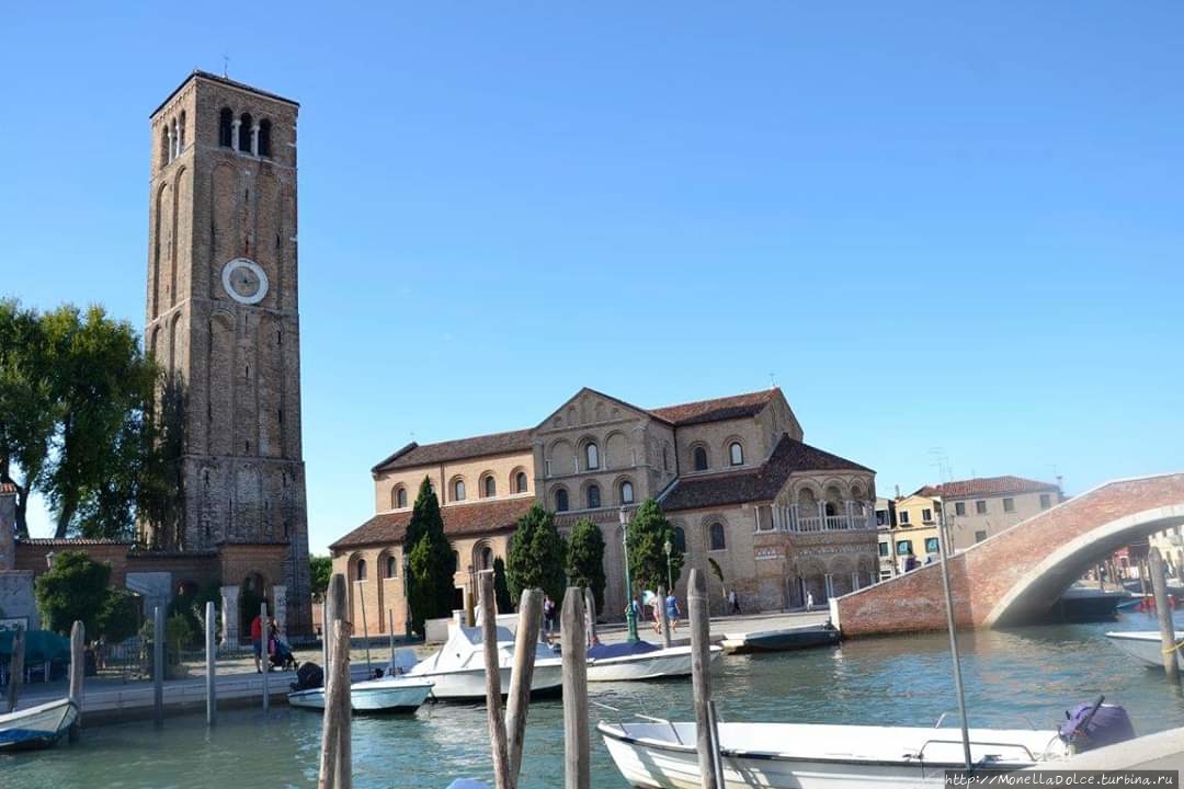 Пешеходный маршрут на острове Isola Murano Остров Мурано, Италия