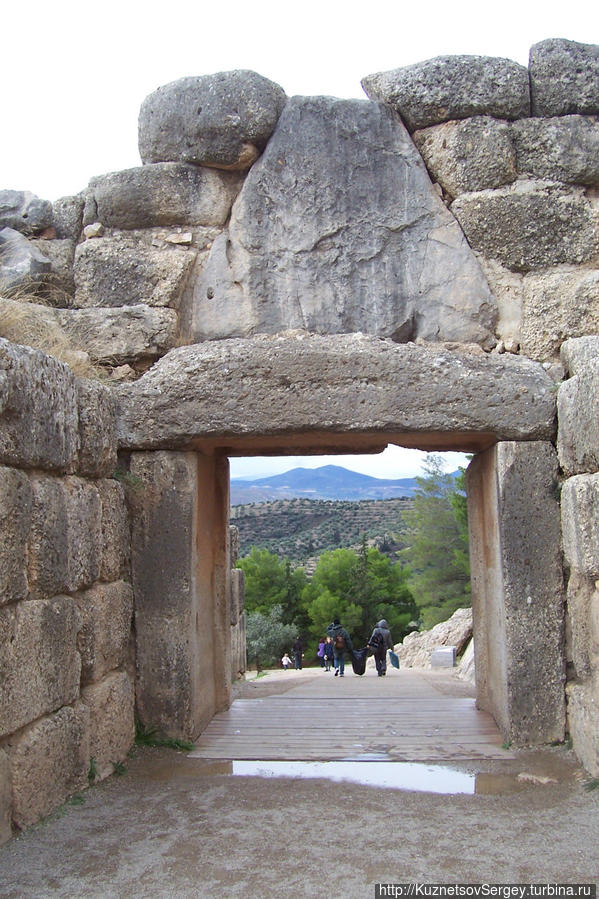 Львиные ворота Микены, Греция