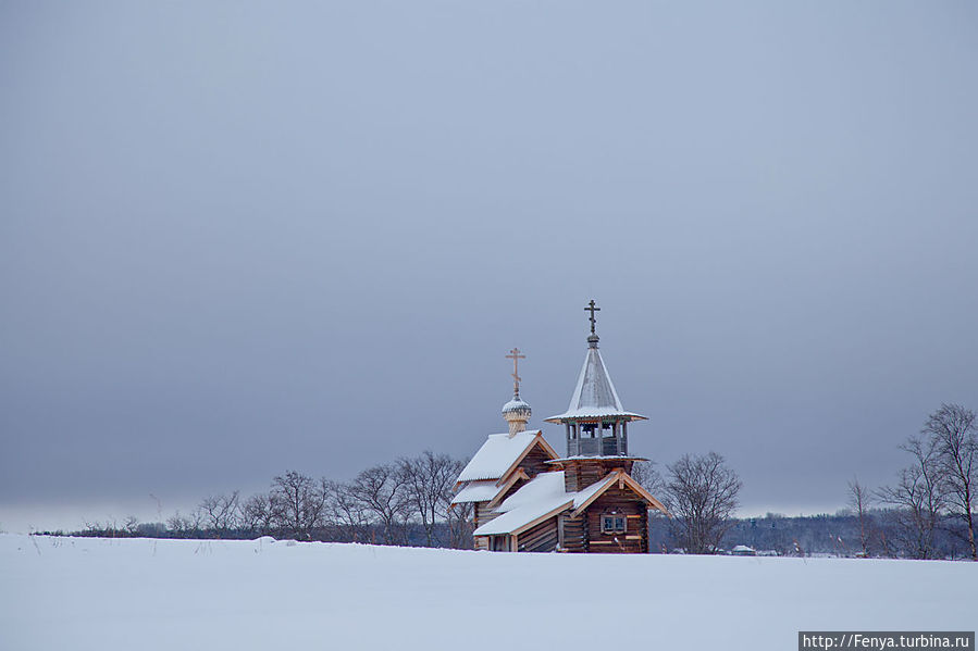 Зимняя сказка в Карелии Кижи, Россия