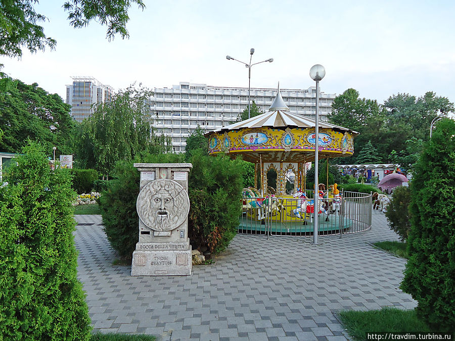 Симпатичное лицо морского города Анапа, Россия