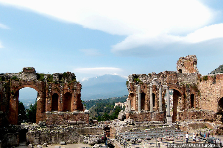 Этна. вид из греческого т