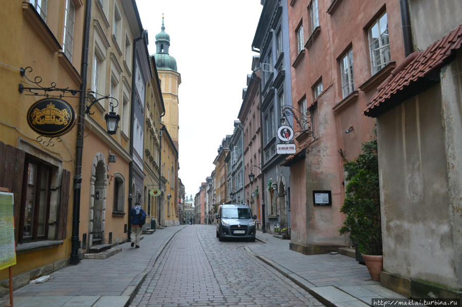 Улочки Старого города. Варшава, Польша