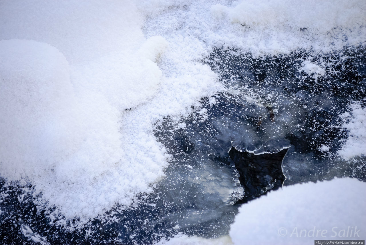 Мороз в парке Аркадия. Рига, Латвия