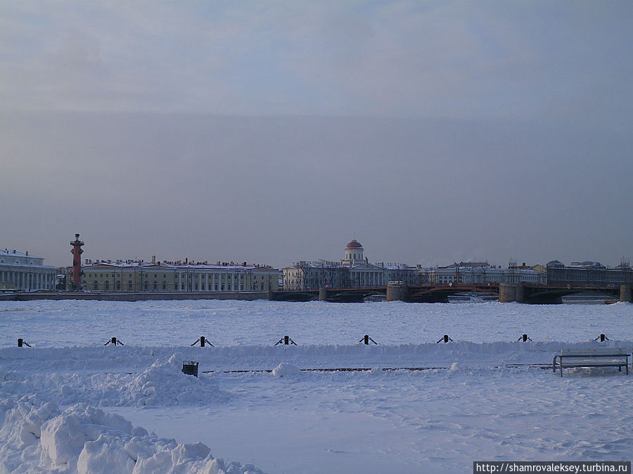 Мороз, ветер, Петропавловка Санкт-Петербург, Россия