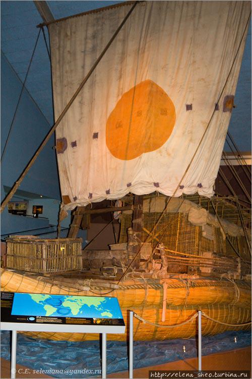 15. Второй главный экспонат музея — папирусная лодка Ра-II. Осло, Норвегия