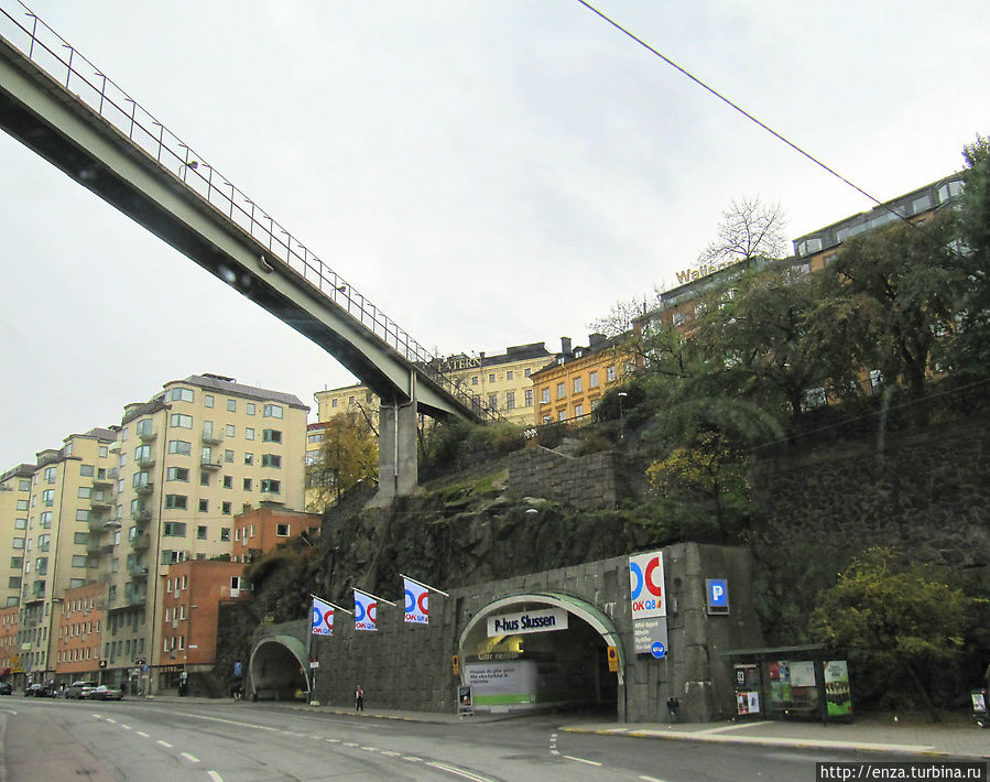 Опять же остановки № 16 Slussen. Стокгольм, Швеция