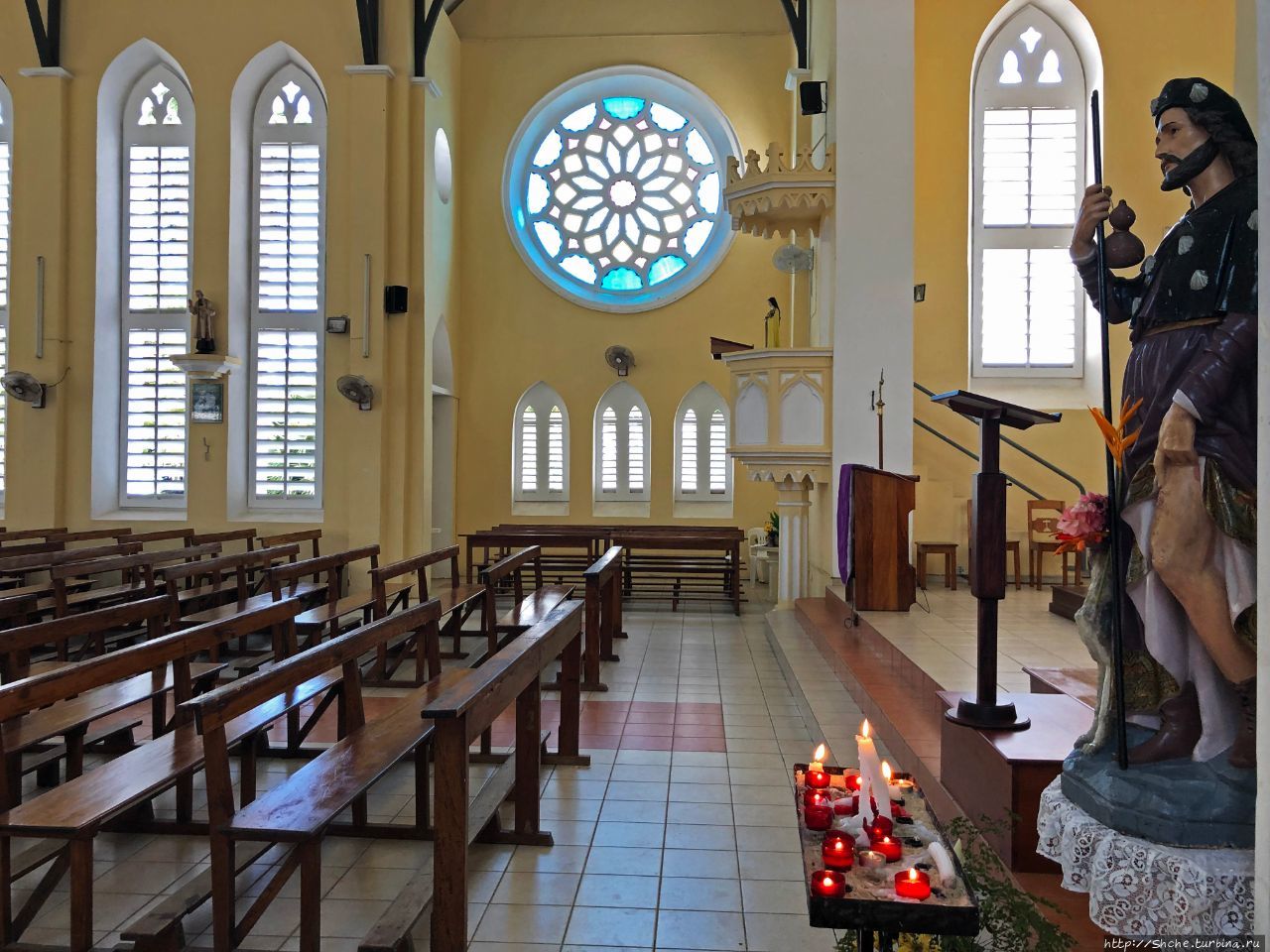 Церковь святого Роха Бель-Омбр, Сейшельские острова