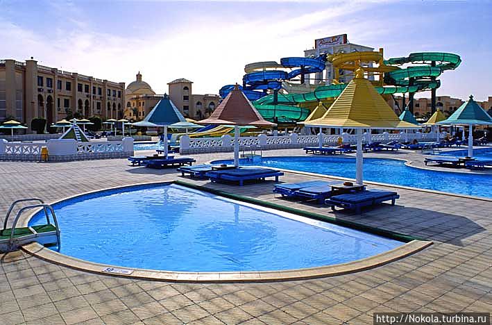 Аквапарк отеля Primasol Albatros Хургада, Египет