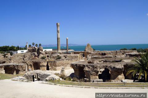 То, что осталось от римской бани... Хаммамет, Тунис