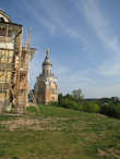 Отсюда открывается замечательная панорама на город Торжок, Свечную башню.