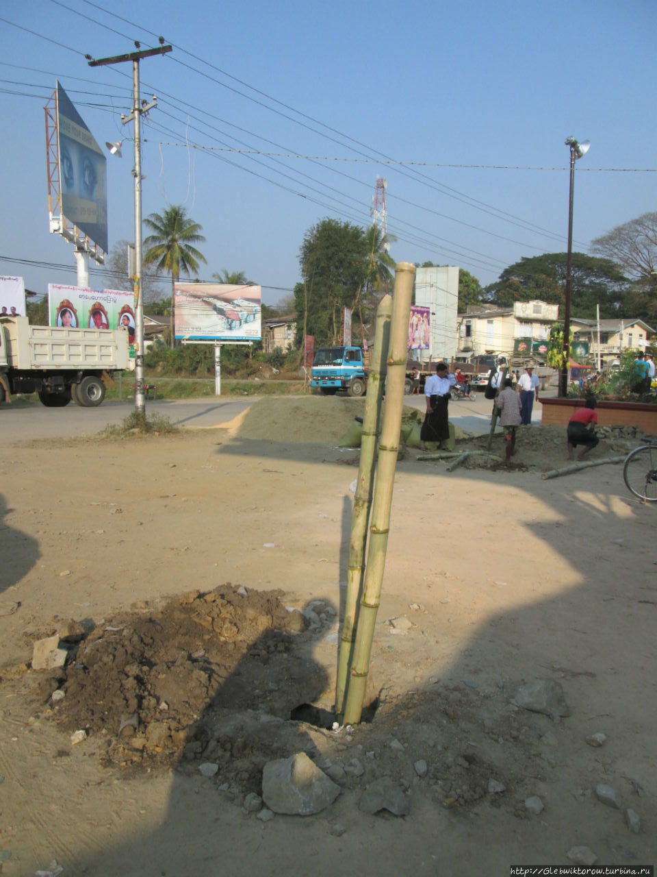 Площадь генерала Аун Сана в его День Рождения Таунгу, Мьянма
