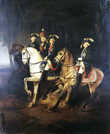 из Википедии: император Павел 1, его сыновья и эрцгерцог Иосиф (в высокой красной шапке)