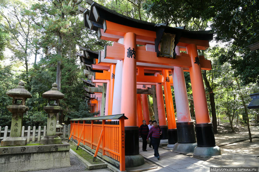 Ворота Тории Киото, Япония