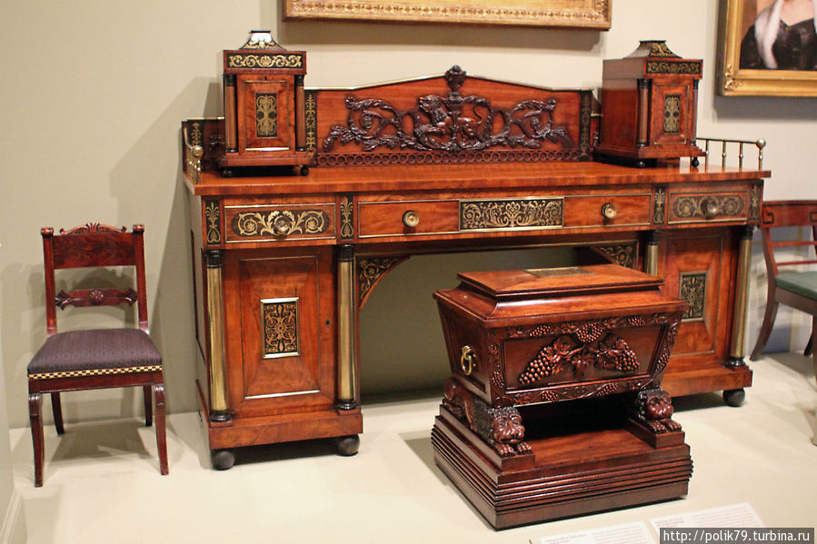 Мебель, сделанная в Филадельфии в 1825-30 годах.
