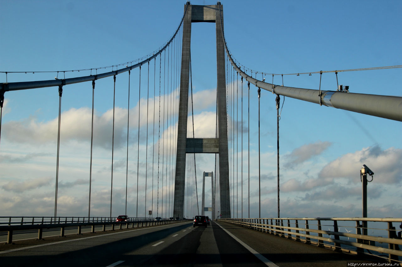 Мост Большой Бельт Нюборг, Дания