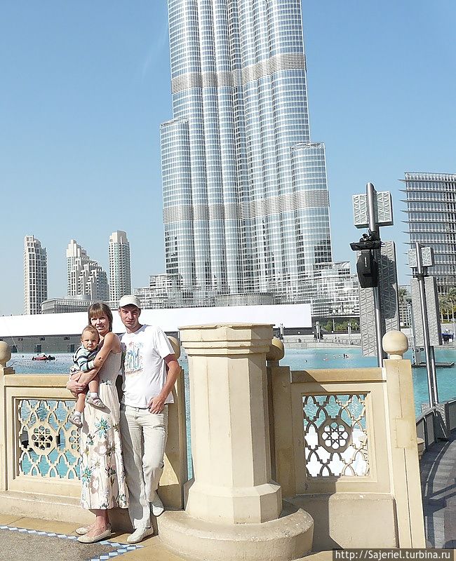 Самое высокое здание в мире — небоскрёб Бурдж Халифа Дубай, ОАЭ