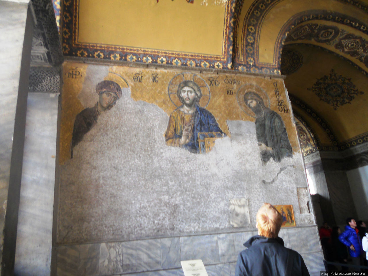 Фрески в храме святой Софии Стамбул, Турция