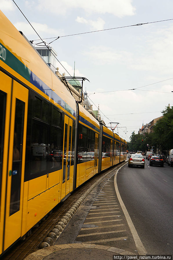 В Будапеште очень длинные трамваи Киев, Украина