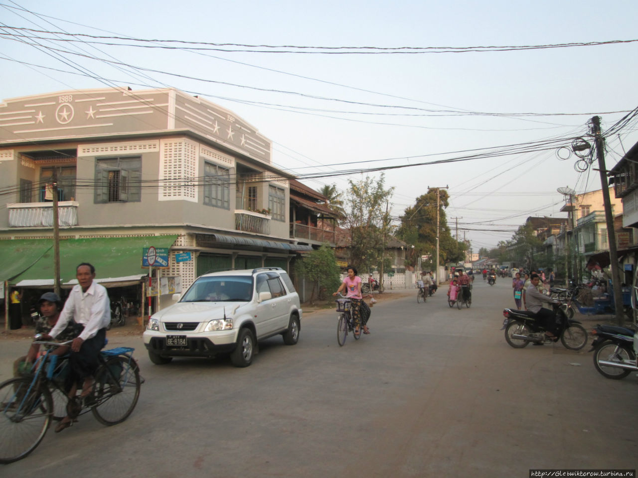 Мусульманский район на набережной Патейн, Мьянма