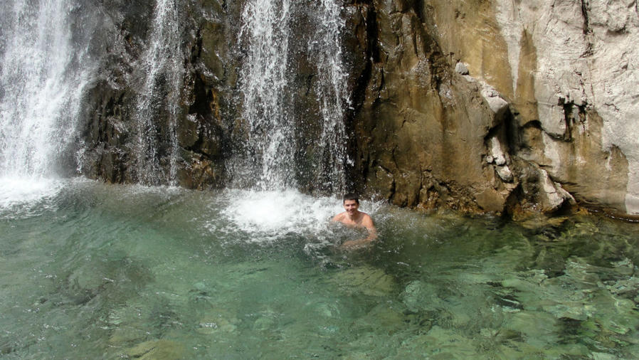 Освежающие ракурсы и секрет Гегского водопада Гегское ущелье и водопад, Абхазия