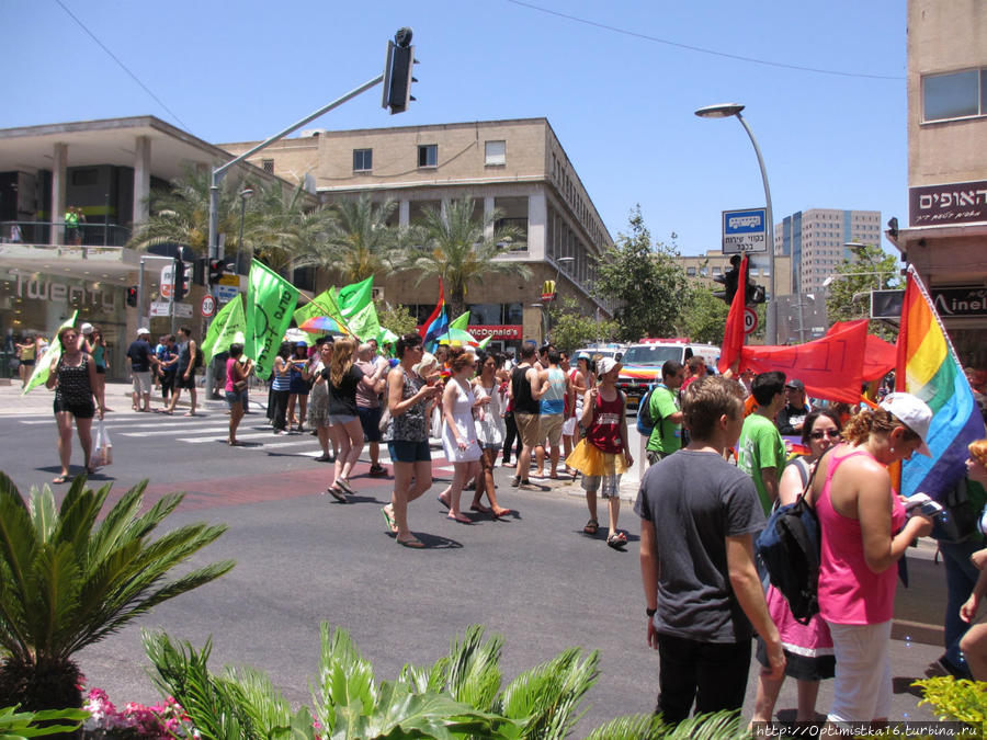 Гей-парад в Хайфе, свидетелем которого я случайно оказалась Хайфа, Израиль
