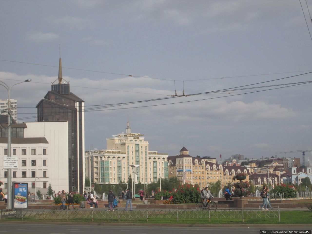 Прогулка по центру Казани в начале сентября Казань, Россия