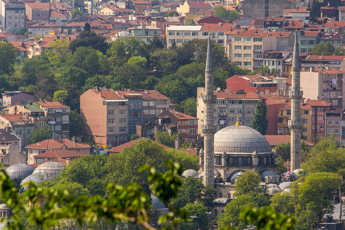 Стамбул 2015 — Виды Стамбула из района Эюп Стамбул, Турция