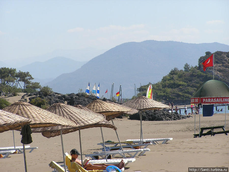 Начало сентября — полупустые пляжи. Мармарис, Турция