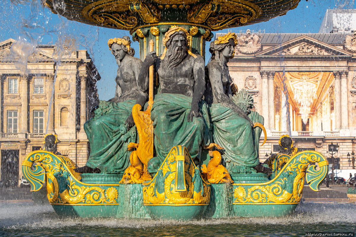 Париж — Площадь Согласия Париж, Франция