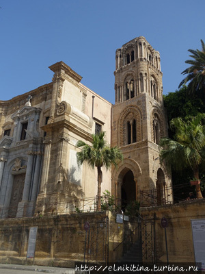 Церковь Санта-Мария-дель-Аммиральо (Марторана) Палермо, Италия