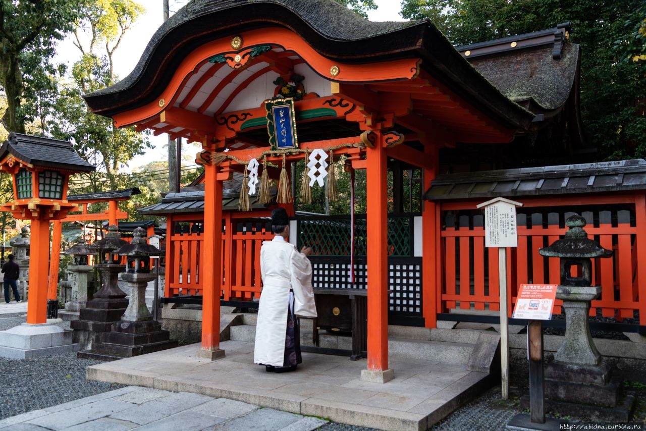 Лисий храм Фусими Инари Киото, Япония