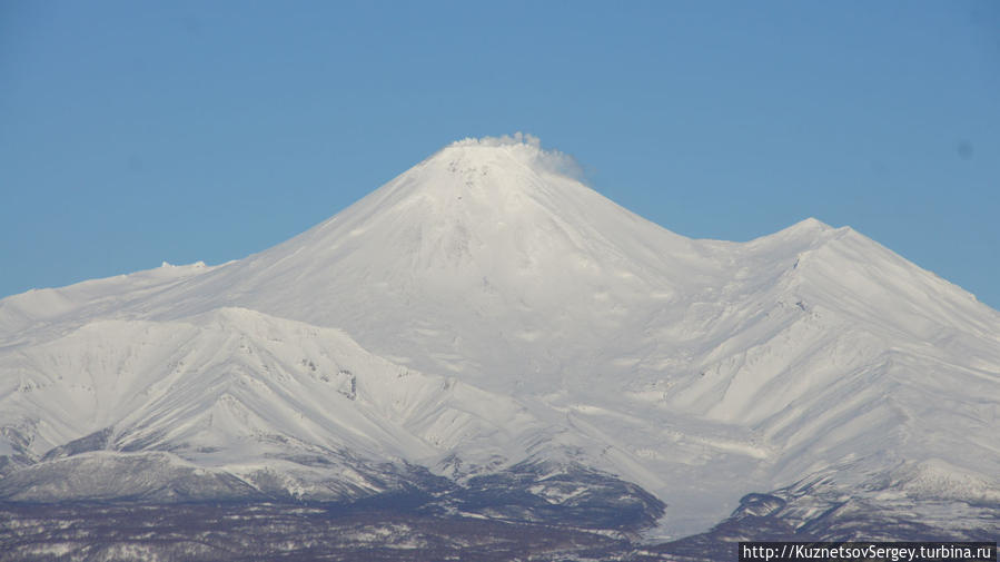 Авачинский вулкан с Мишенной сопки