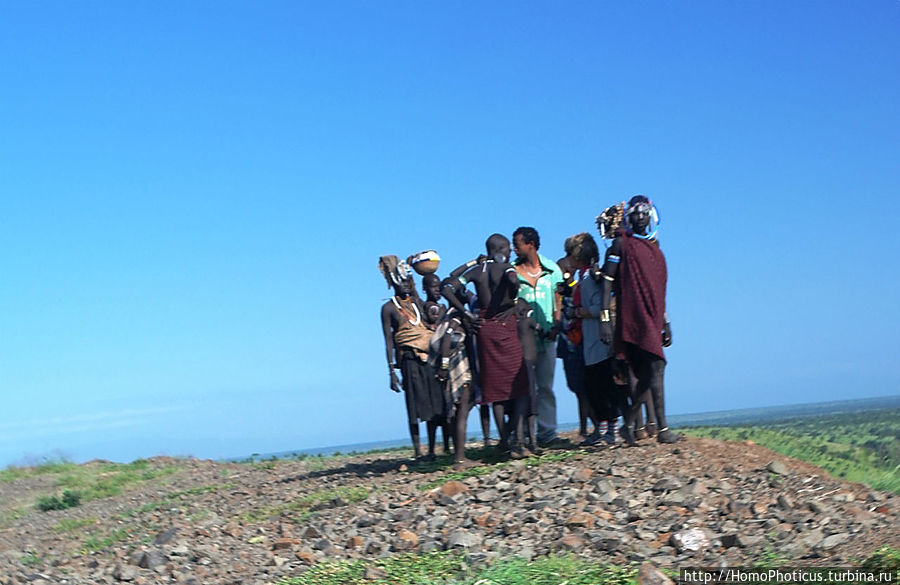 Этнография долины Омо: мурси. Контрольный выстрел Национальный парк Маго, Эфиопия