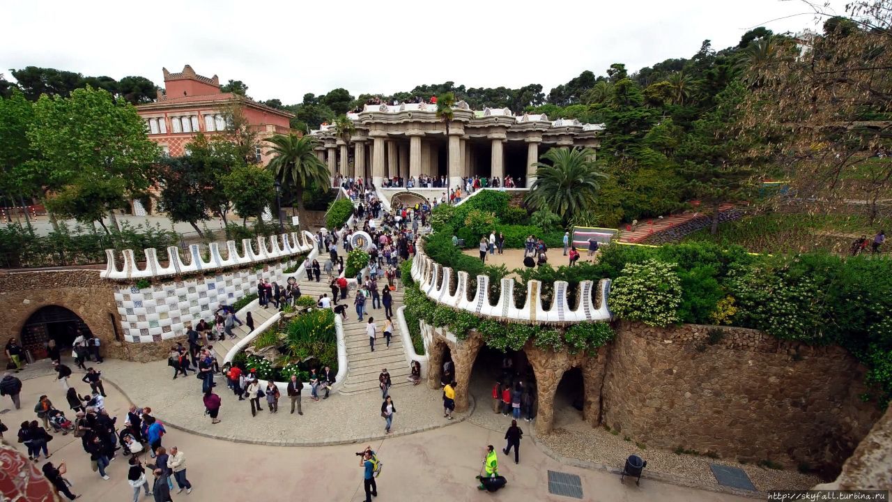 Парк Гуель Барселона, Испания