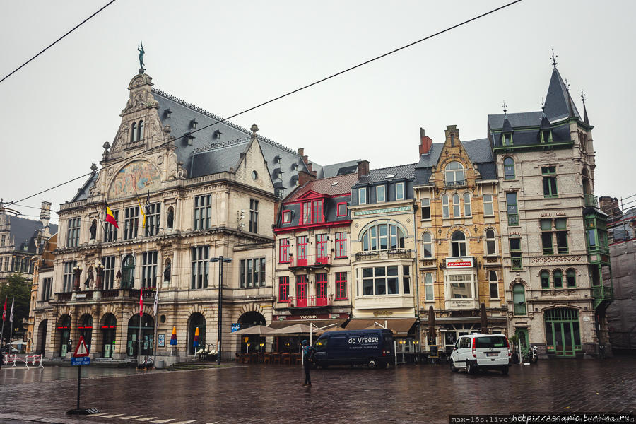 Дождливый Гент Гент, Бельгия