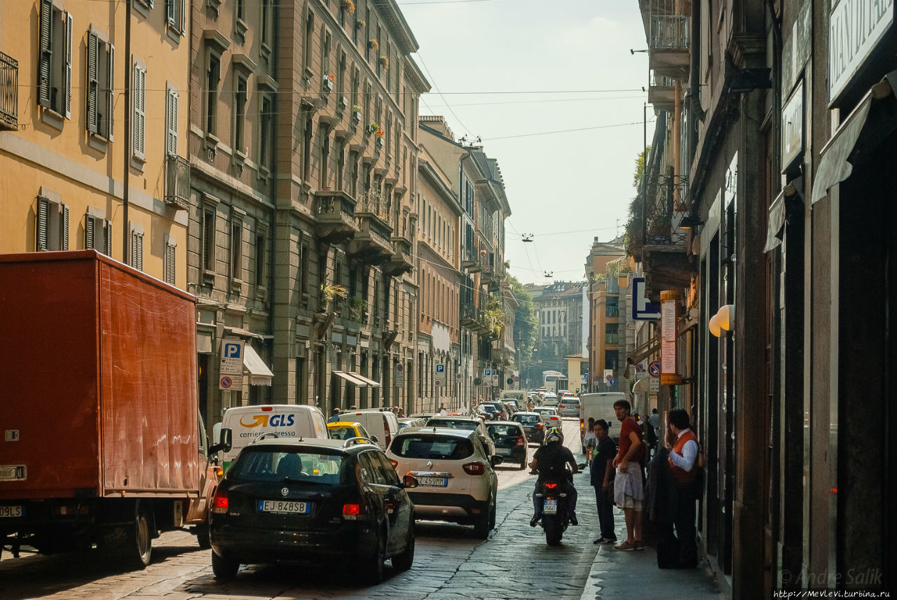 Квартал Брера. Milano brera Милан, Италия