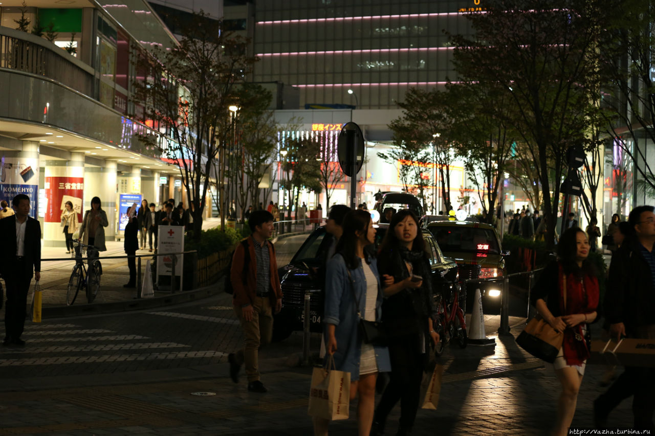 Огни вечернего Токио Токио, Япония