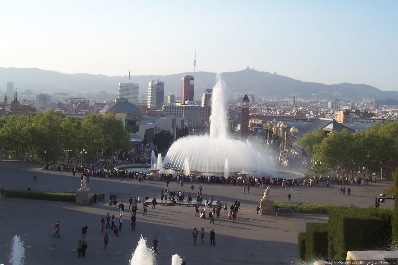 Барселона продолжение. Вторая половина дня и фонтан Монжуик Барселона, Испания