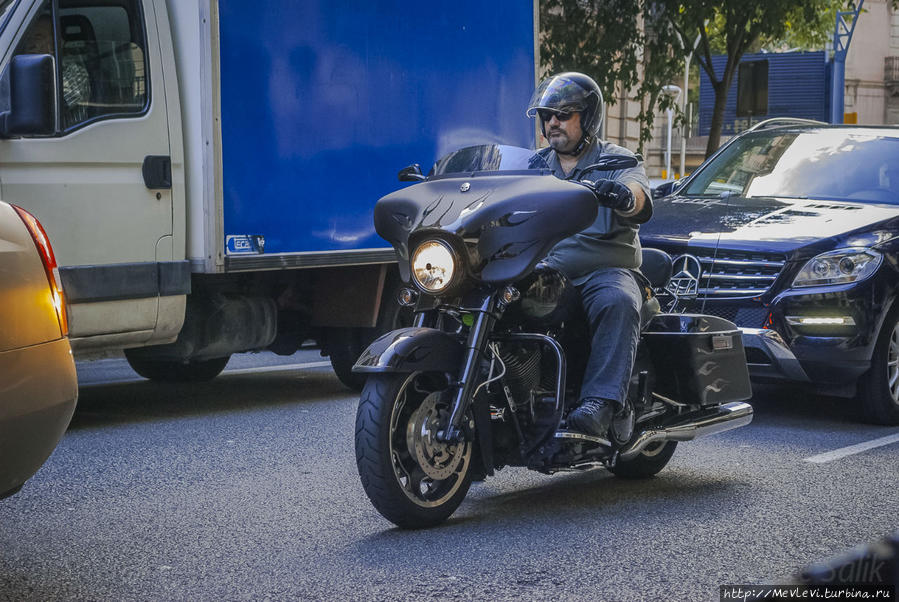 Стрит из кафе Барселона, Испания