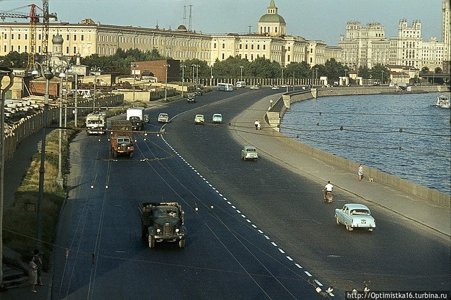 Москва, СССР, 1956 год. (Jacques Dupâquier) Москва, Россия