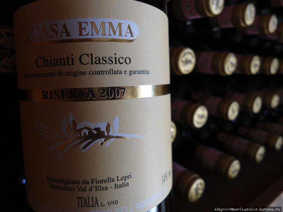 Знаменитое вино Кианти Классико Тоскана, Италия