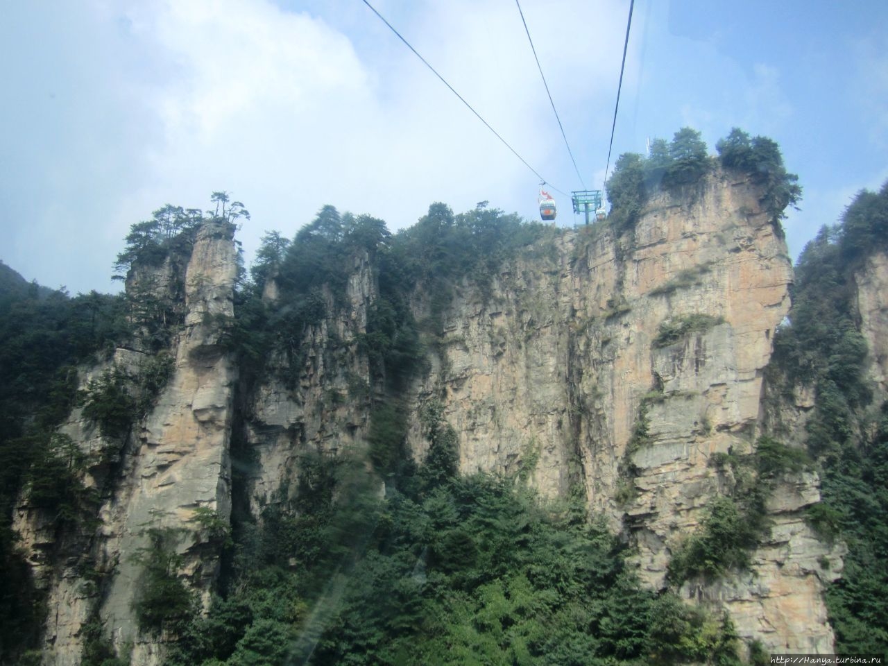 Фуникулер Tianzi Mountain Чжанцзяцзе Национальный Лесной Парк (Парк Аватар), Китай