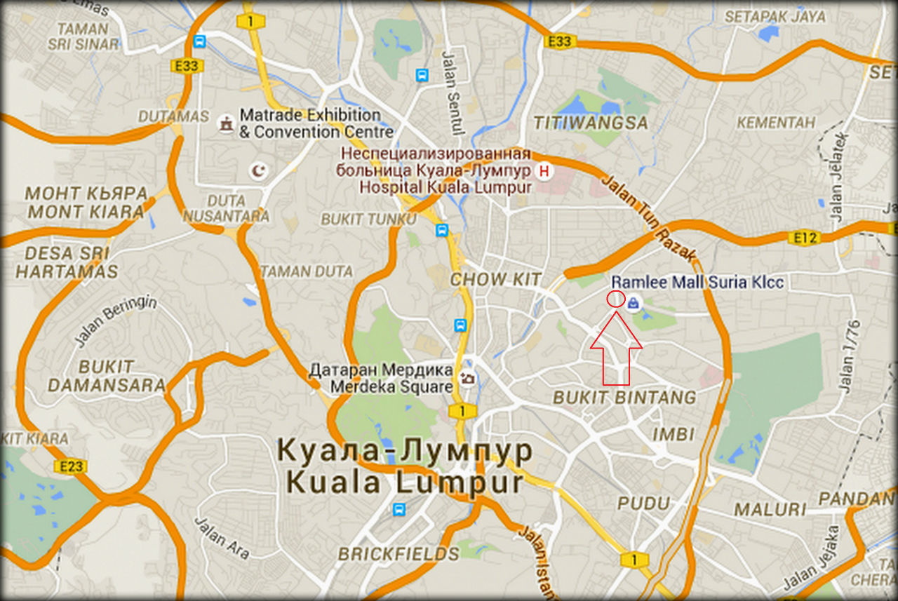 Схема метро куала лумпур. Куала-Лумпур на карте. Башни Петронас на карте Куала Лумпур.